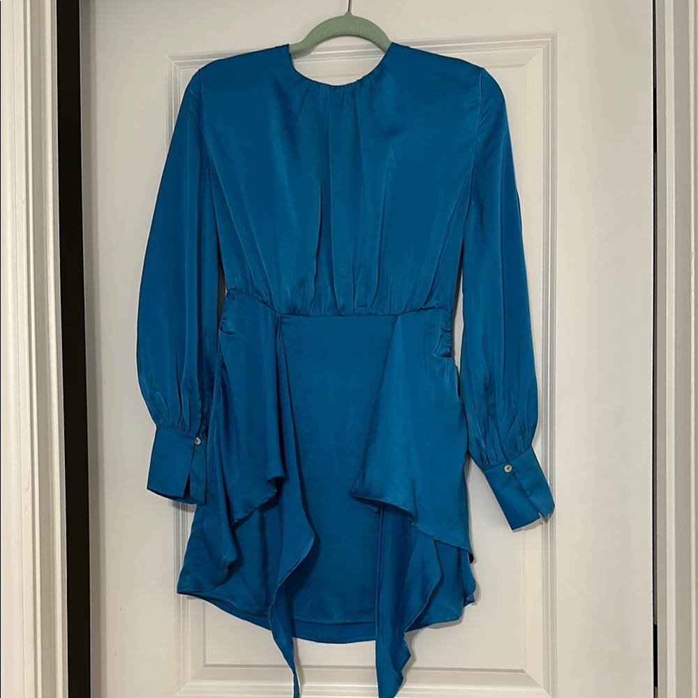 Elegant Blue Women's Dress